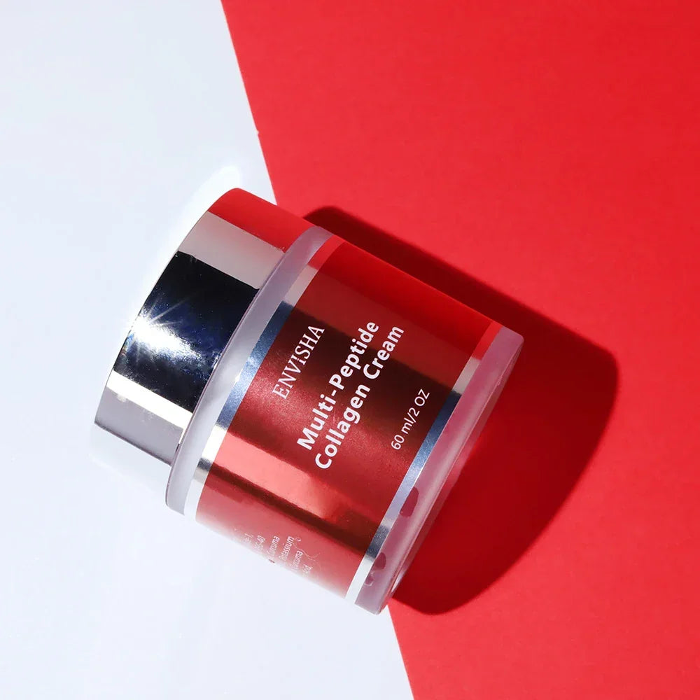 ENVISHA Multi-Peptide Collagen Face Cream – Anti-Aging, 60ml Peaceful Pleasures Health and Wellness