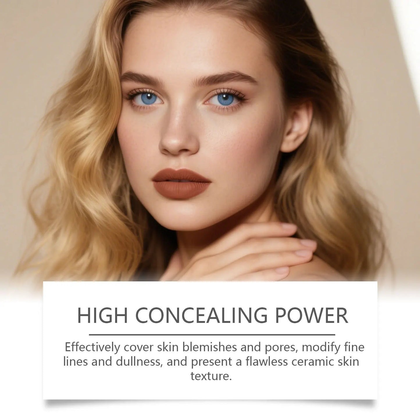 Zephoco Color-Changing Concealer Foundation Stick – Matte