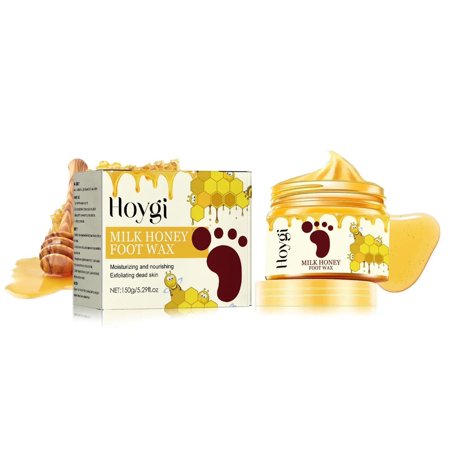 Anti Drying Foot Wax Exfoliating Remove Callus Peeling Soften Repair Roughness Nourishing Hydrating Moisturizing Foot Care Cream Peaceful Pleasures Health and Wellness 150g Boxed