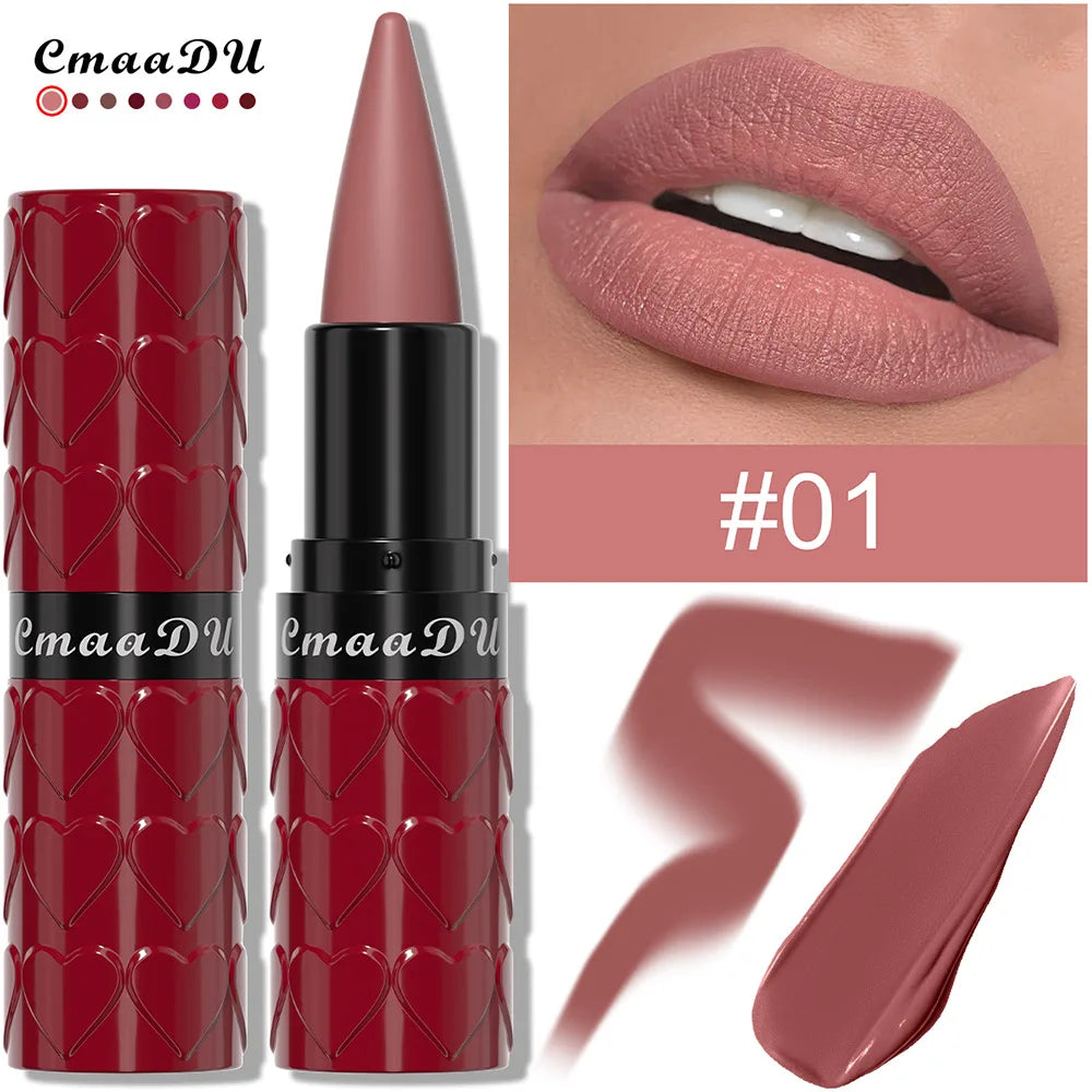 CmaaDU Velvet Matte Lipstick Pencil – Waterproof Lip Liner