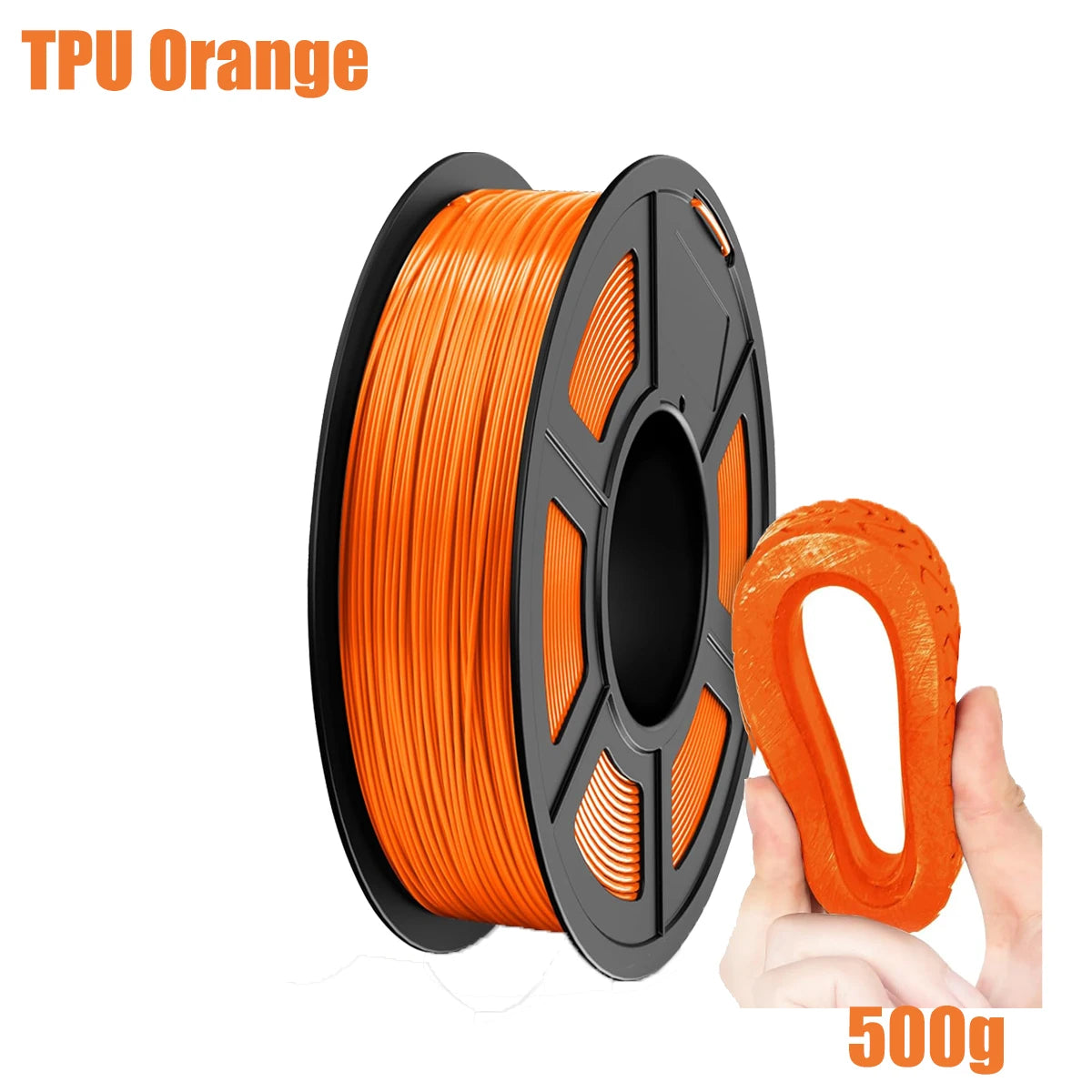 TPU Filament 1.75mm 95A Flexible 3D Printer – 250g/500g/1kg