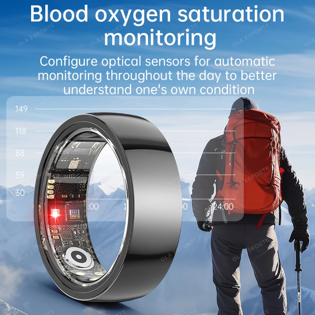 2026 New R02 Smart Ring with Charging Case for Men Women, Battery Life, 39 Days, Sleep Health Monitor, 5ATM Waterproof Smartring Peaceful Pleasures Health and Wellness