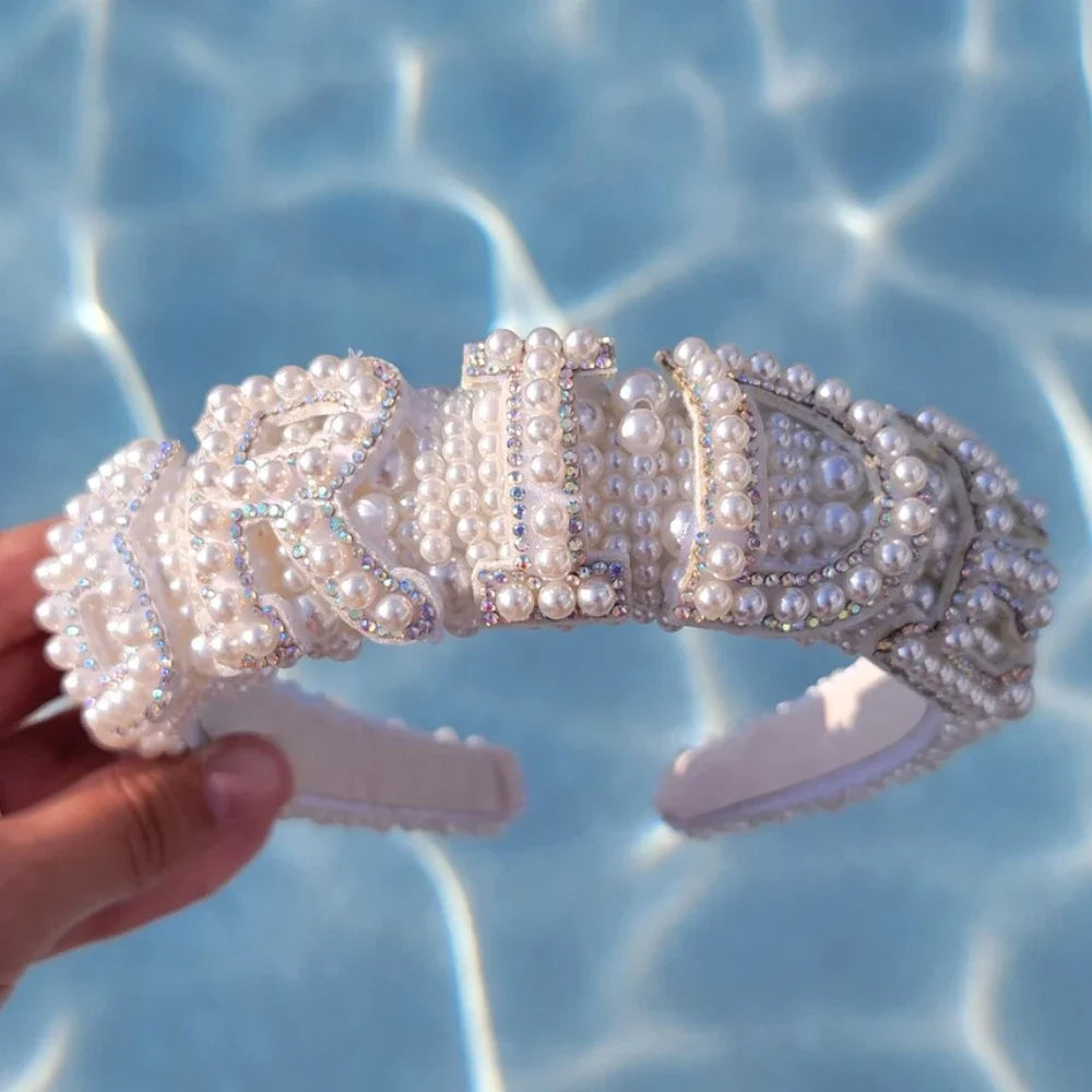 Pearl Bride Headband | Bridal Wedding Hair Accessory