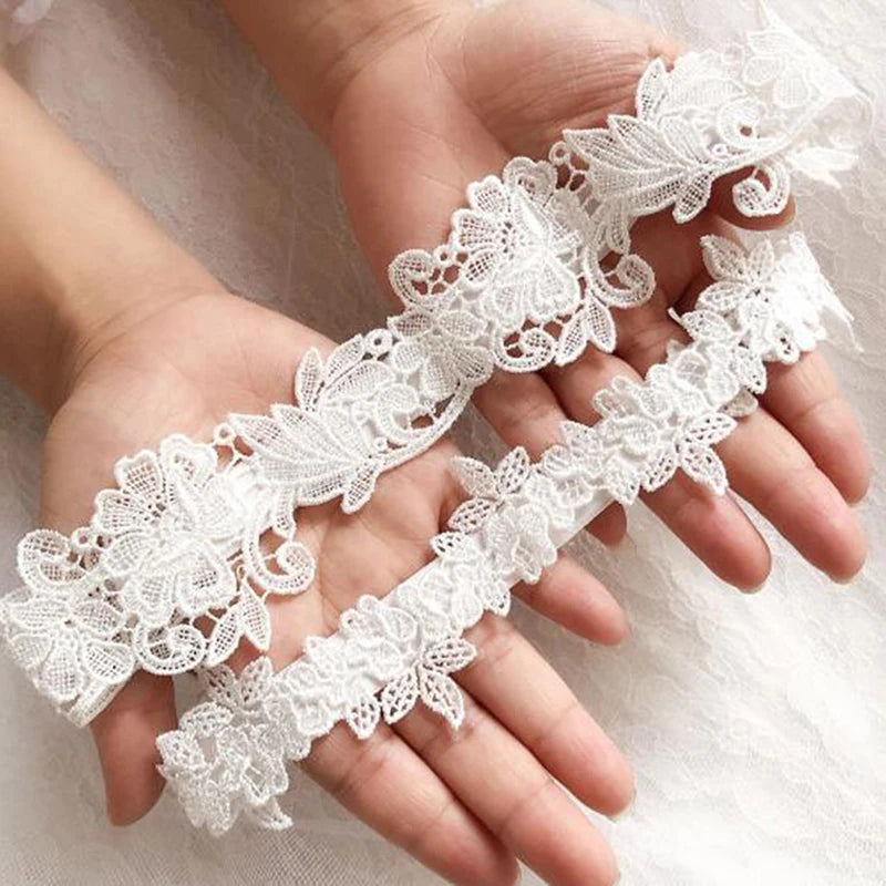 Leg Rings Ladies Bridal Lace Stocking European and American Wedding Accessories Sexy Charming Garters Elastic Leg Rings Peaceful Pleasures Health and Wellness