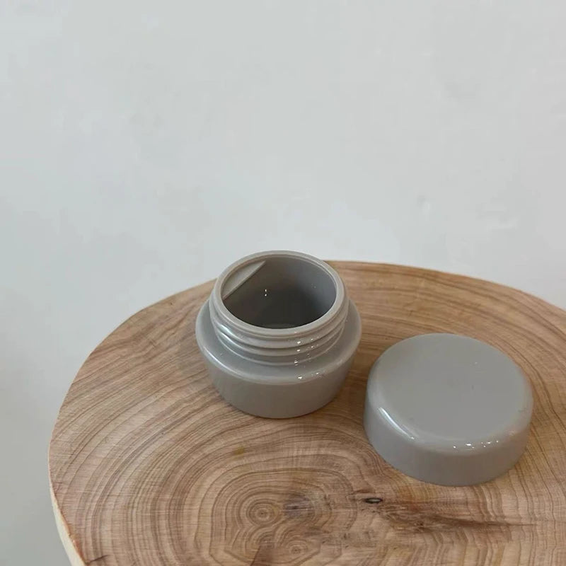 5g Portable Cream Jar Jars Pot Box Makeup Nail Art Cosmetic Bead Storage Container Peaceful Pleasures Health and Wellness Gray