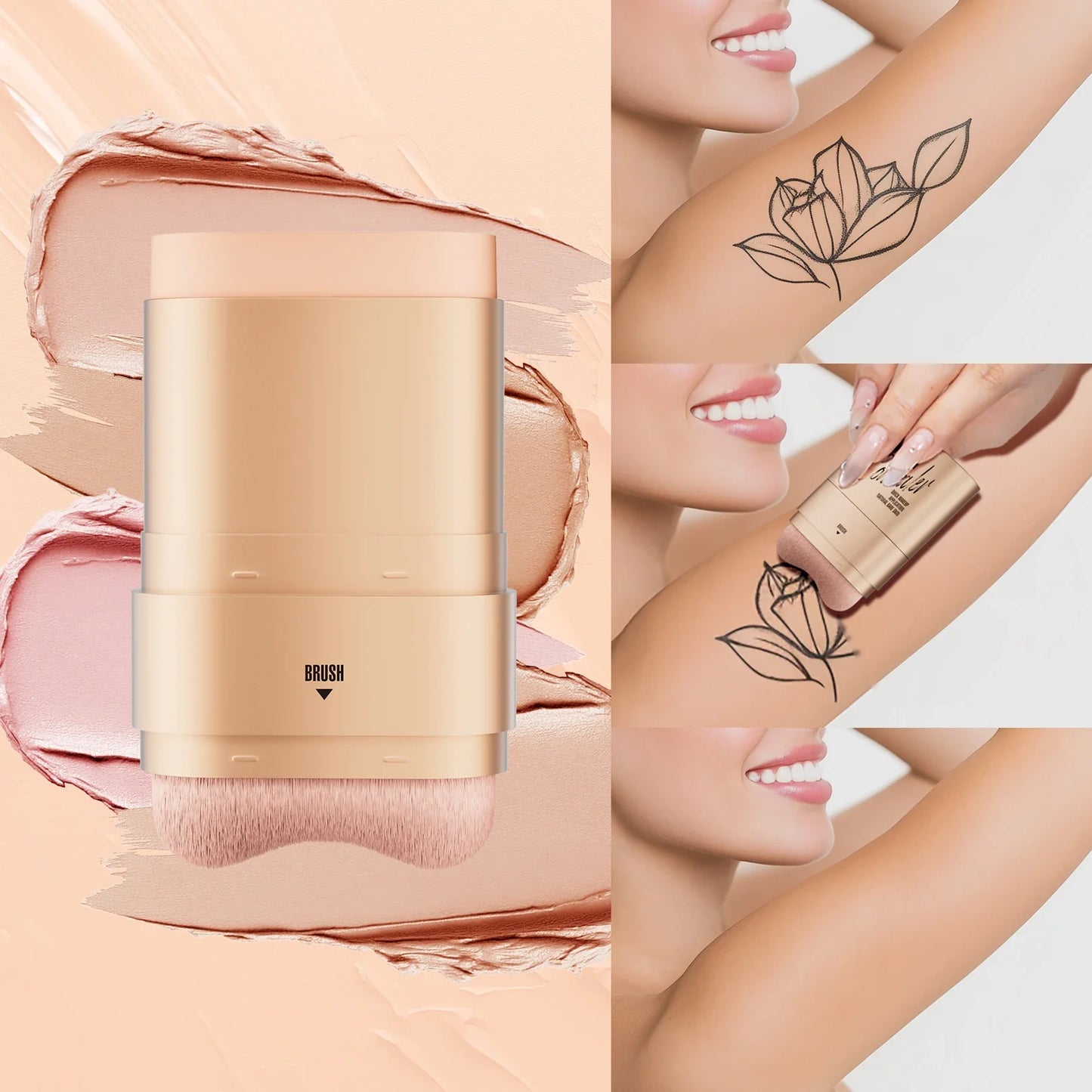 4-Color Concealer Palette – Waterproof Full Coverage Makeup