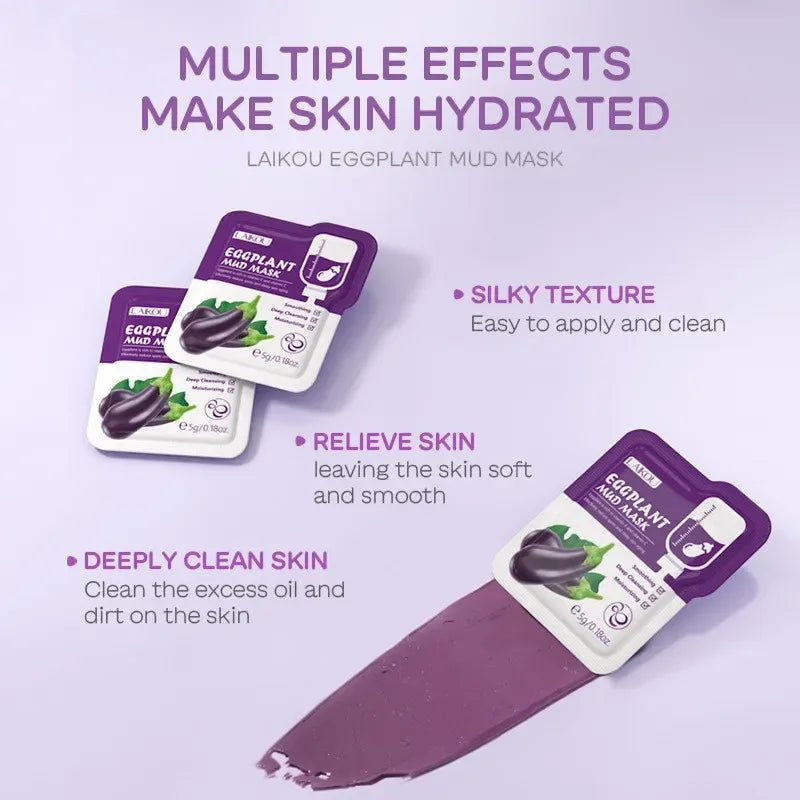 LAIKOU Purifying Clay Facial Mask – Deep Cleansing Mud Mask 5g Peaceful Pleasures Health and Wellness
