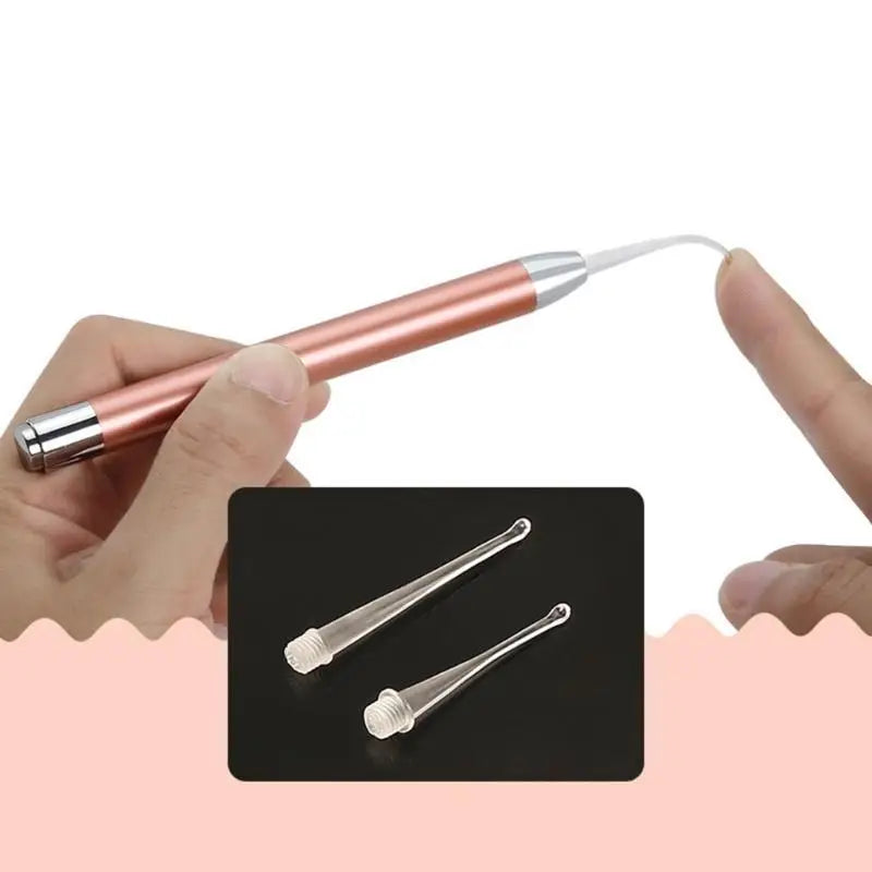 LED Ear Wax Removal Tool with 2 Spoon Tips | Safe Ear Pick