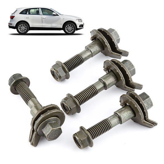 2/4pcs 13mm Steel Adjustable Camber Bolt Kit for Vehicle Wheel Alignment Camber Correction Cam Bolt Set Peaceful Pleasures Health and Wellness