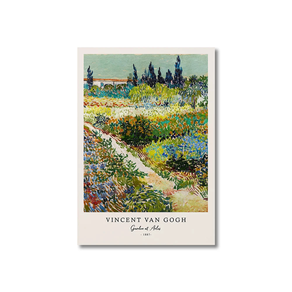 Vincent Van Gogh Writings Canvas Prints Painting Posters Great Work The Starry Night Poster Wall Art Living Room Bedroom Decor Peaceful Pleasures Health and Wellness