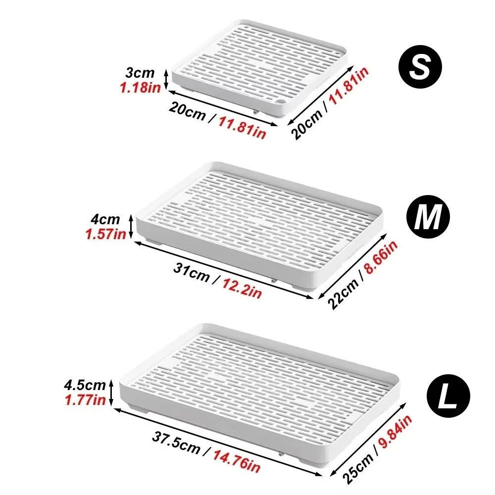 Small Rabbit Litter Box | Double-Layer Corner Toilet Tray