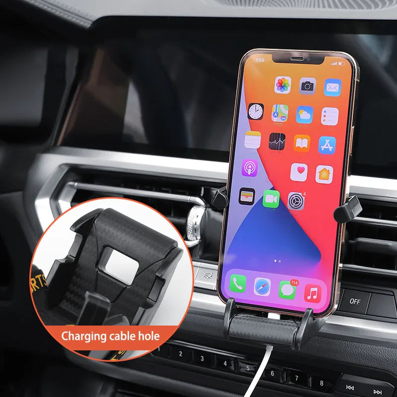 Racing Style Car Phone Holder Mount – Universal Suction Cup