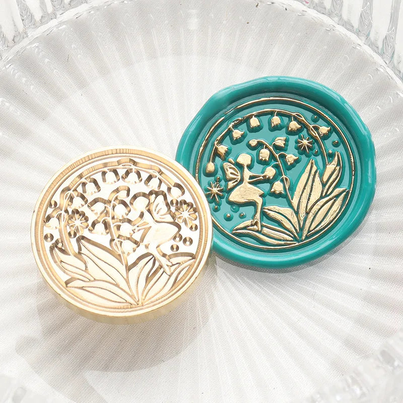 Retro Wax Seal Stamp Alloy Handle – Wedding & Scrapbook