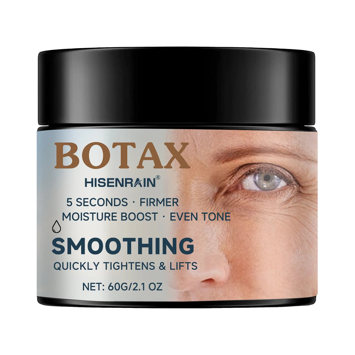 HISENRAIN Botax Eye Cream Moisturizing & Hydrating Anti-Aging Treatment, Reduce Dark Circles Wrinkles Puffy Eyes. Peaceful Pleasures Health and Wellness 60g