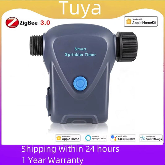 Tuya ZigBee Smart Sprinkler Timer Garden Watering IP66 Waterproof Automatic Drip Irrigation Control Work With Alexa Google Home Peaceful Pleasures Health and Wellness