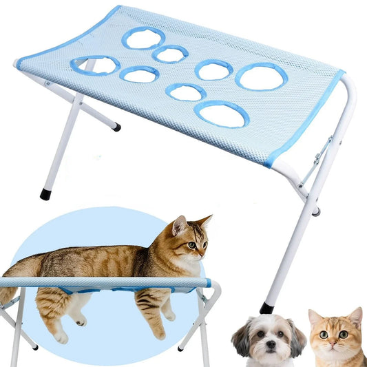 Foldable Pet Grooming Hammock Stand – Cats & Dogs Nail Trim Pet Grooming Stand Oasis Select