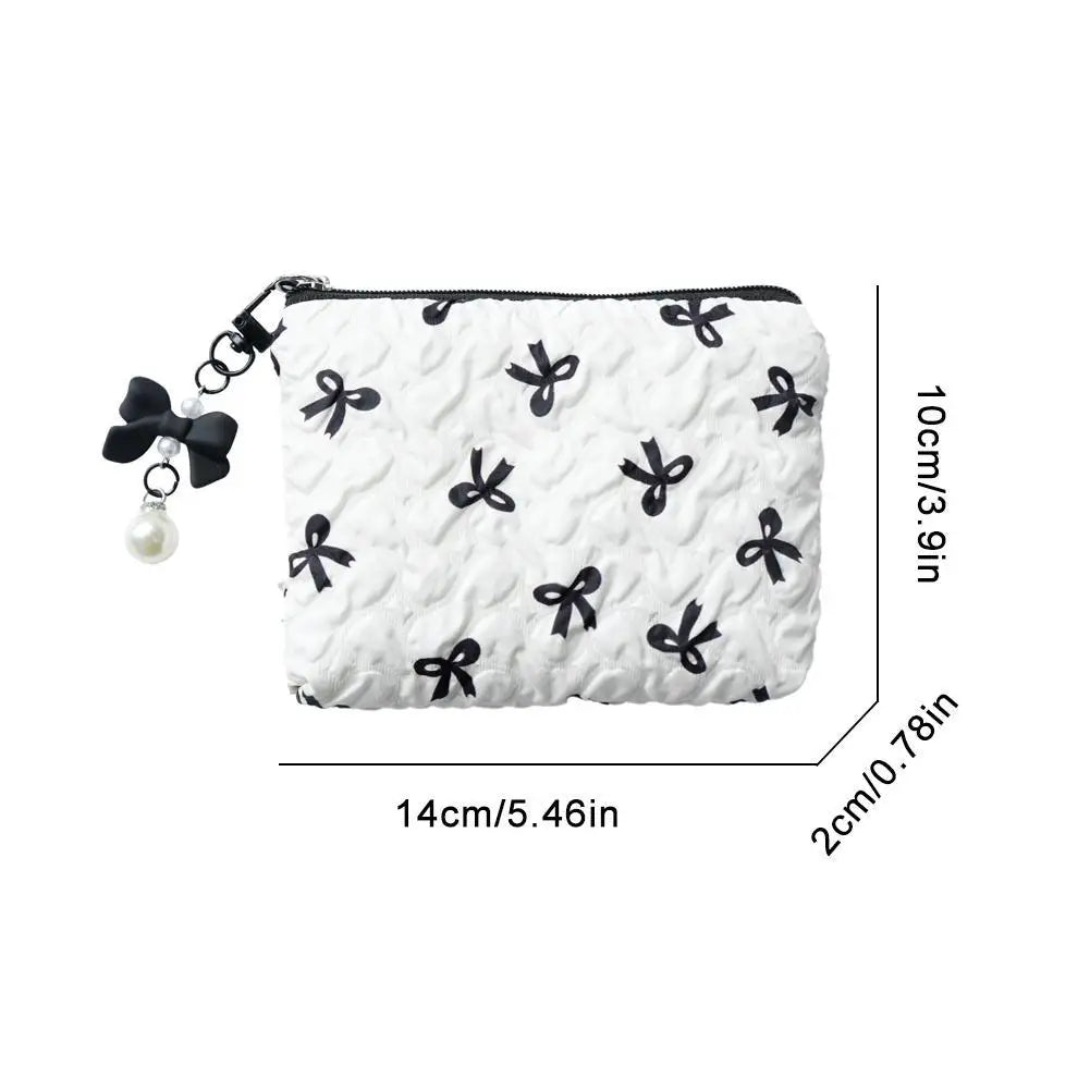 Cosmetic Bag Floral Print Girl Women Napkin Storage Organizer Bag Coin Card Money Eearphone Lipstick Holder Pouch Outdoor Travel Peaceful Pleasures Health and Wellness