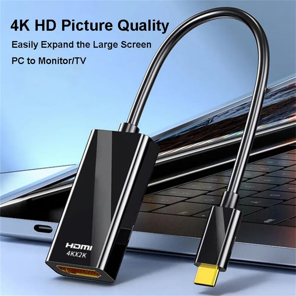 4K USB-C to HDMI Adapter for MacBook, iPad & Samsung Peaceful Pleasures Health and Wellness