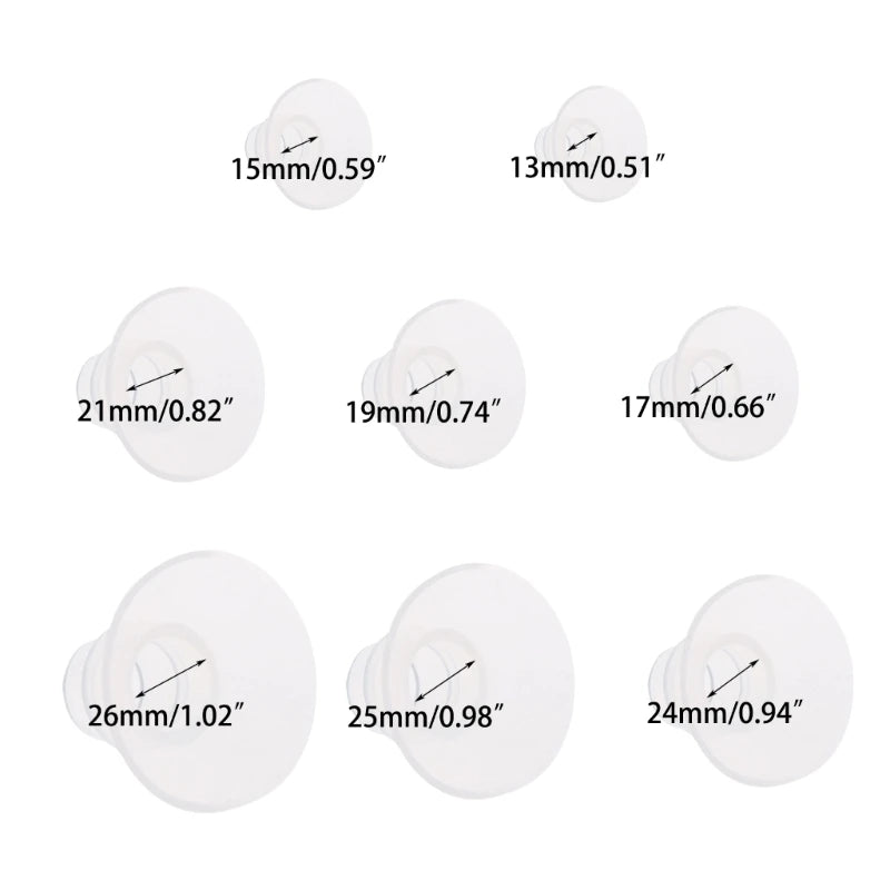 Silicone Breast Flange Insert Reducer | 8 Sizes, BPA-Free