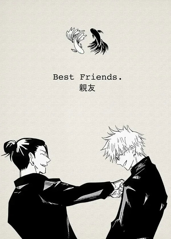 Anime Canvas Wall Art – Vagabond & Jujutsu Kaisen Poster