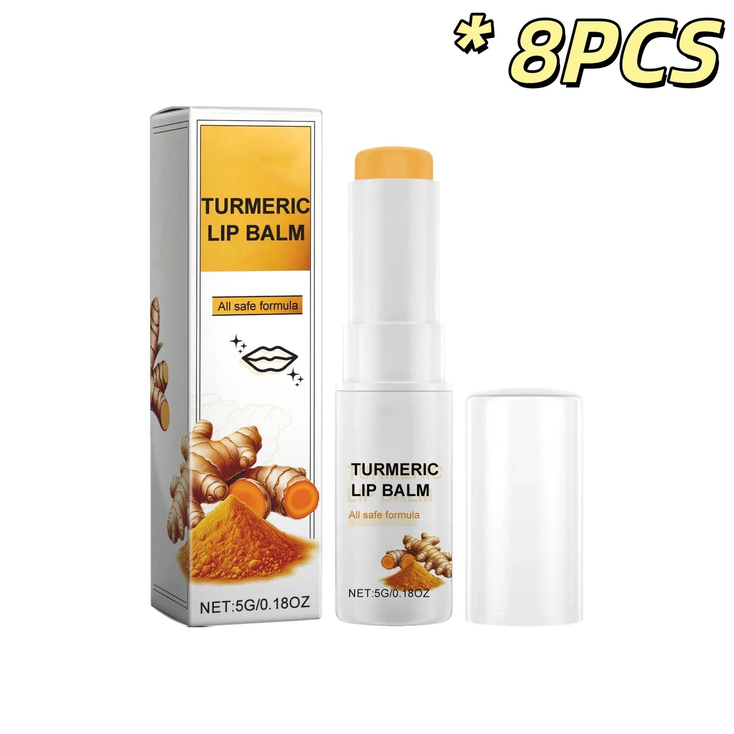 Collagen & Turmeric Lip Balm – Hydrating & Plumping 5g