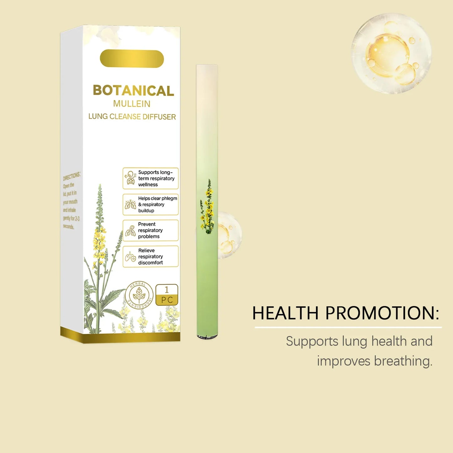 Herbal Nasal Inhaler Stick – Energize, Refresh & Aromatherapy