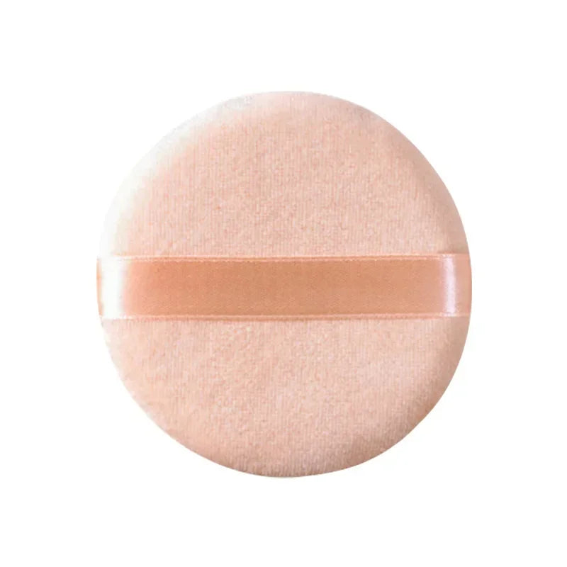 60/80/90mm Professional Round Shape BB Cream Powder Foundation Puff Portable Soft Cosmetic Puff Makeup Foundation Sponge Peaceful Pleasures Health and Wellness