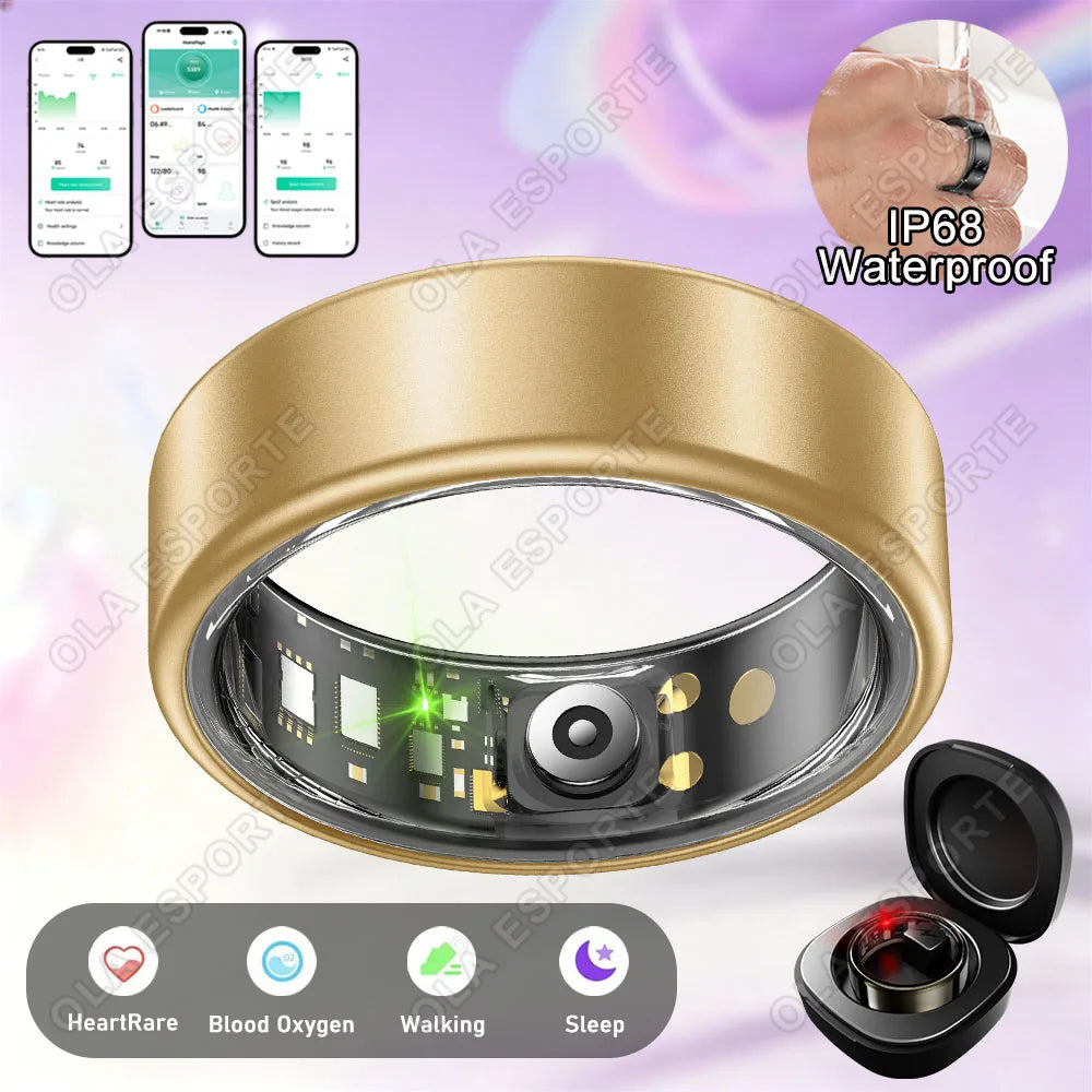 Smart Ring – Heart Rate, SpO₂ & Sleep Tracker | 5ATM
