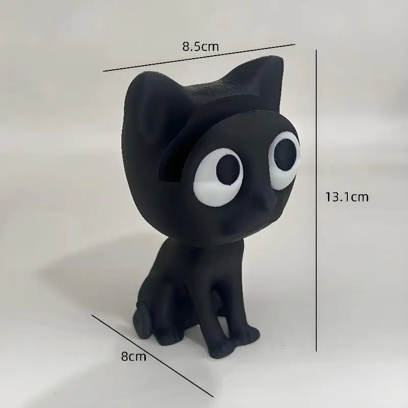 3D Printed Cat-Eye Glasses Stand | Sculptural Desk Eyeglass Holder