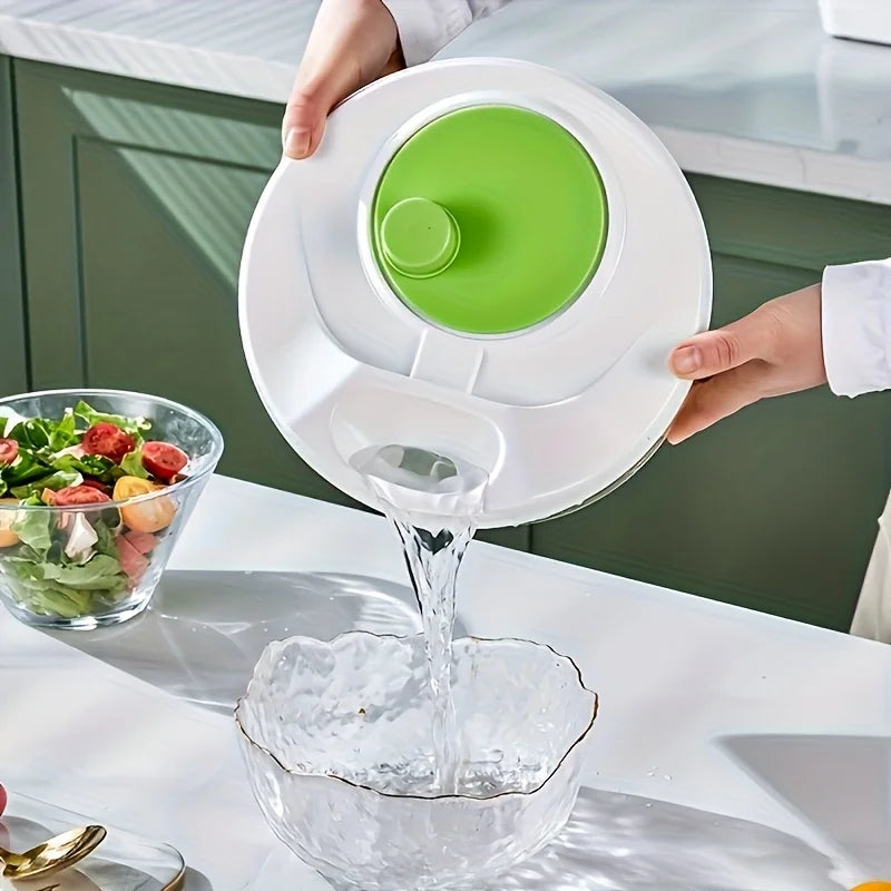 Large Salad Spinner with Bowl & Mesh Basket | Wash & Dry