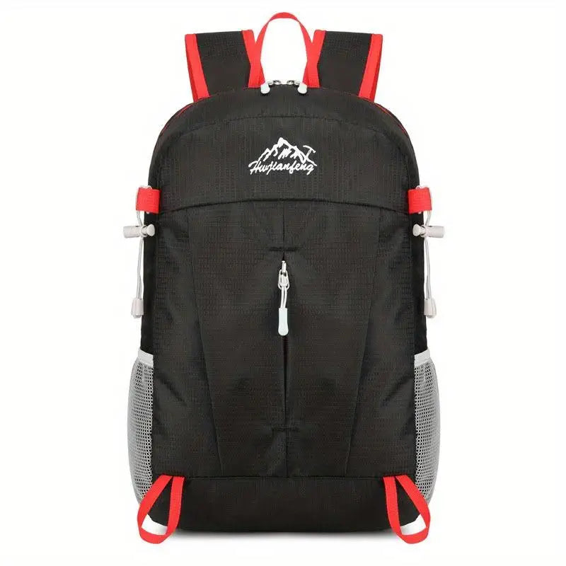 Outdoor Backpack Lightweight Foldable Travel Bag, Bicycle Compatible Pack for Hiking Camping Cycling, Versatile Use for Adventur Peaceful Pleasures Health and Wellness 8024 black