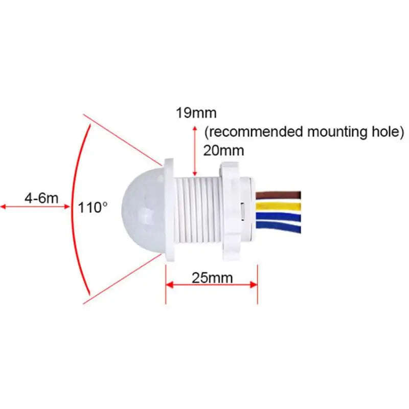 PIR Motion Sensor Light Switch 110V 220V | Auto IR Sensor