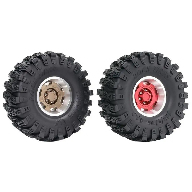 1.9" Metal Beadlock Wheel Rims for 1/10 RC Crawler – 4 Pack