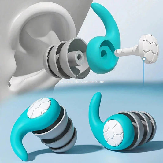 Soft Silicone Earplugs – Waterproof, Noise Blocking, Sleep & Swim Silicone Earplugs Peaceful Pleasures Health and Wellness