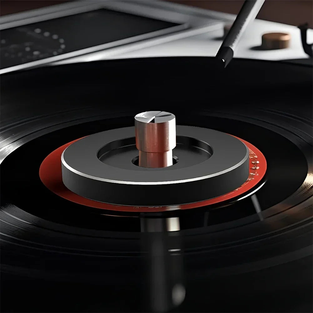 45 RPM Vinyl Record Center Adapter | Aluminum Big Hole 1.5"