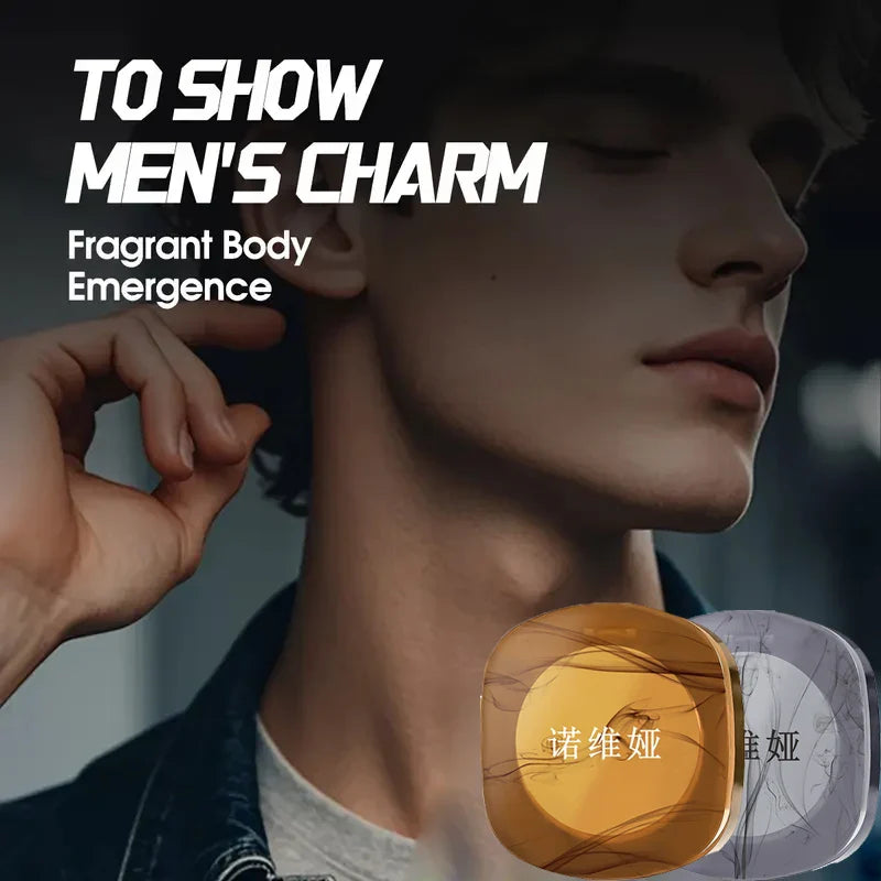 Men's Solid Fragrance Cream – Long-Lasting Fresh Scent