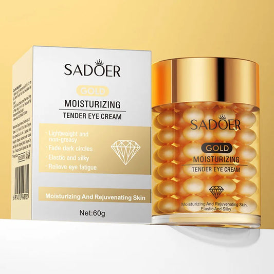 SADOER 24K Gold Eye Cream – Dark Circles, Wrinkles & Hydration Eye Cream Peaceful Pleasures Health and Wellness