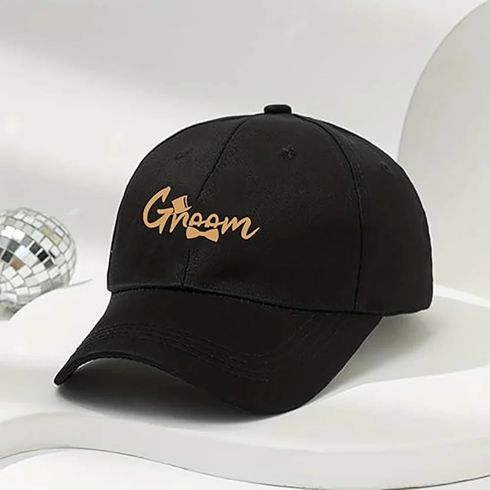 Groom Team Baseball Cap | Groomsman Wedding Party Hat Wedding Party Hat Peaceful Pleasures Health and Wellness