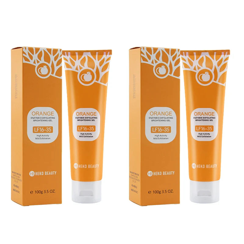 Orange Enzyme Exfoliating Gel – Face & Body Brightening Scrub