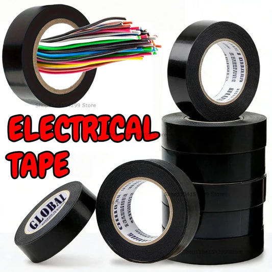 Black PVC Electrical Insulating Tape – High-Temp 600V Strong Hold Electrical Insulating Tape Oasis Select