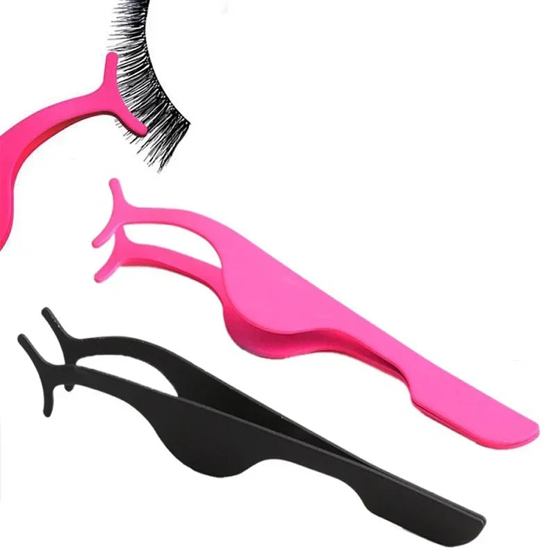 Stainless Steel False Eyelashes Curler, Tweezer Clip Clamp Makeup Tool, 1Pcs Professional Magnetic Eyelashes Extension Applicato Peaceful Pleasures Health and Wellness