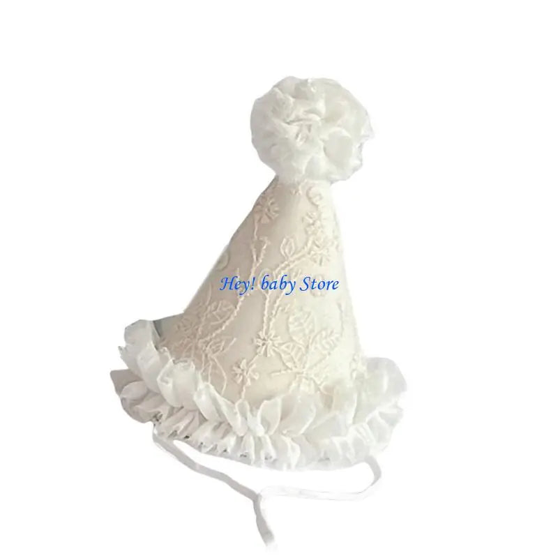 Tulle Birthday Party Hat for Babies & Toddlers | Conical Cap