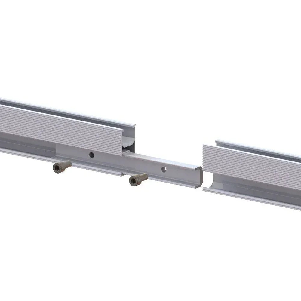 4-Pack Aluminum Rail Connectors for Solar Panel Roof Mounting