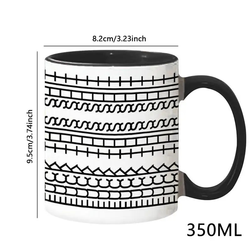Hidden Message Ceramic Coffee Mug | Microwave-Safe Gift