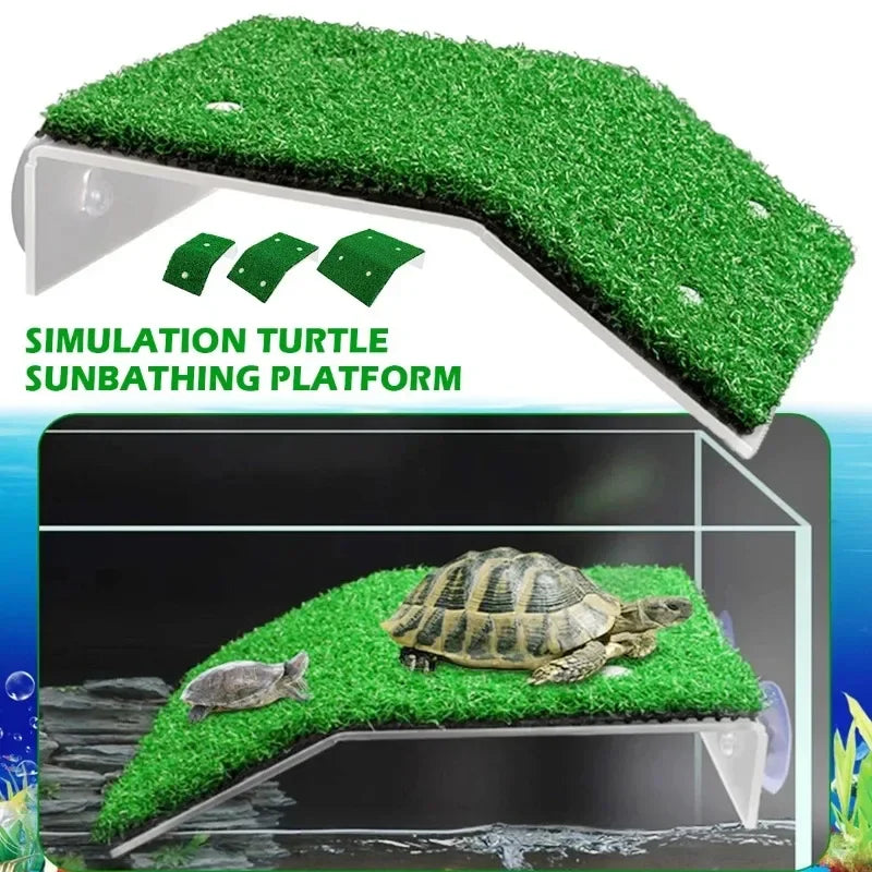 Turtle Basking Platform Ramp Dock | Reptile Terrarium Accessory