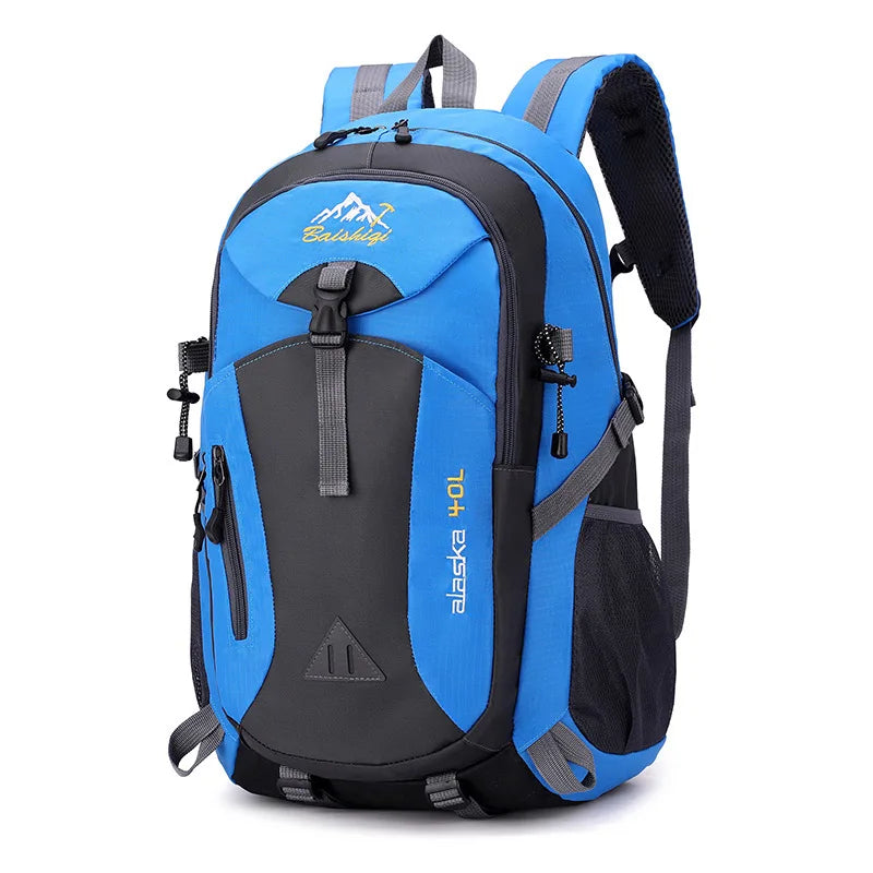 Outdoor Sports Backpack Water-Resistant Hiking Backpack for Men Leisure Travel Sports Bag New Camping Mountaineering Backpack Peaceful Pleasures Health and Wellness 1ps 4