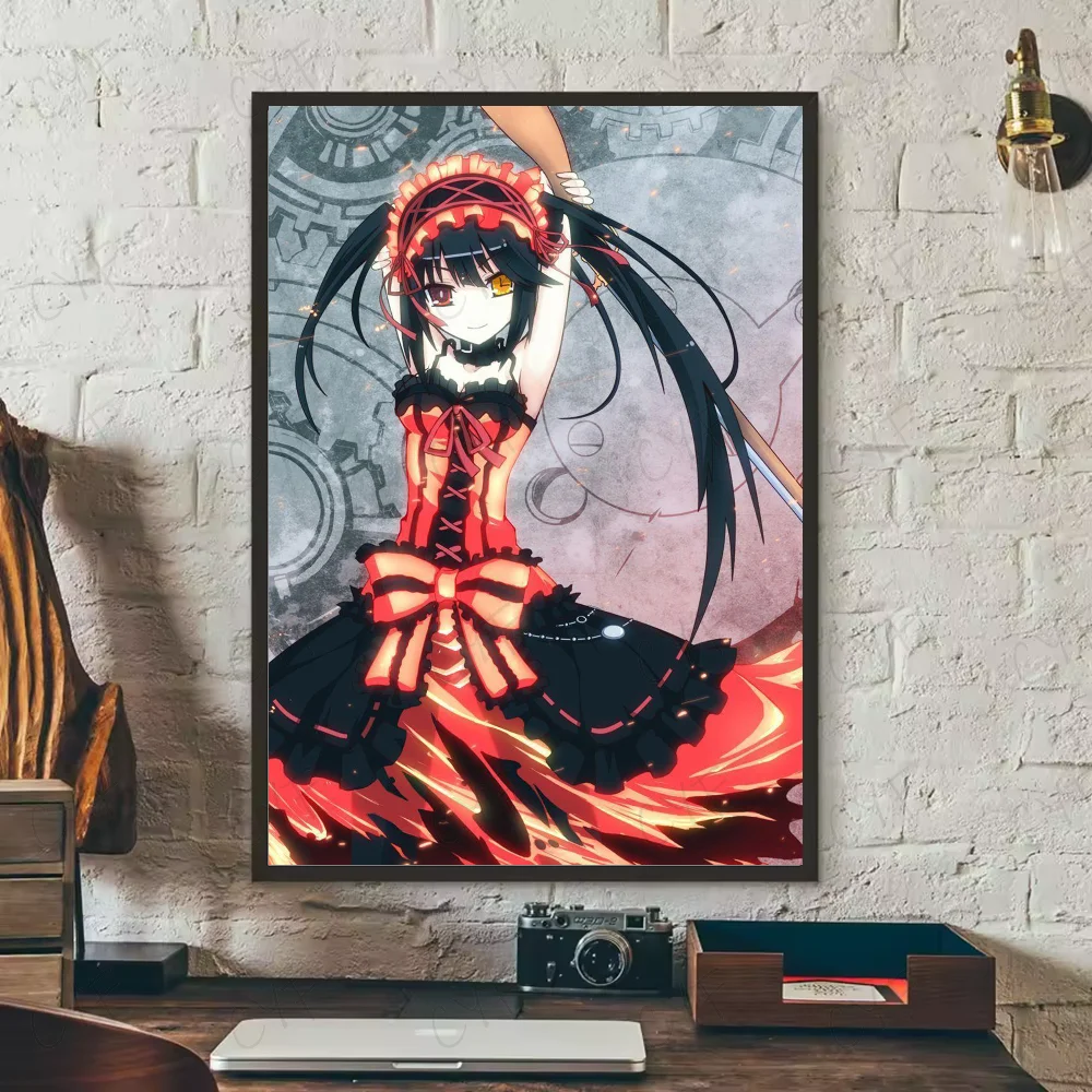 Tokisaki Kurumi Date A Live Anime Poster | HD Waterproof Wall Art Anime Wall Poster Peaceful Pleasures Health and Wellness z3 15X20cmNoframe