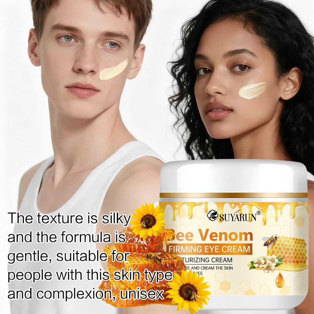 SUYARUN Vitamin C & Honey Eye Cream - Hydrating Anti-Aging Treatment for Dark Circles, Puffiness & Wrinkles with Antioxidants. Peaceful Pleasures Health and Wellness