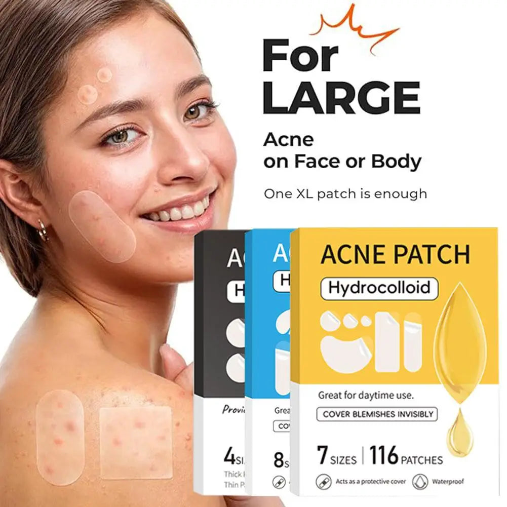 Large Pimple Patches – Hydrocolloid Acne Patches for Face & Body Peaceful Pleasures Health and Wellness