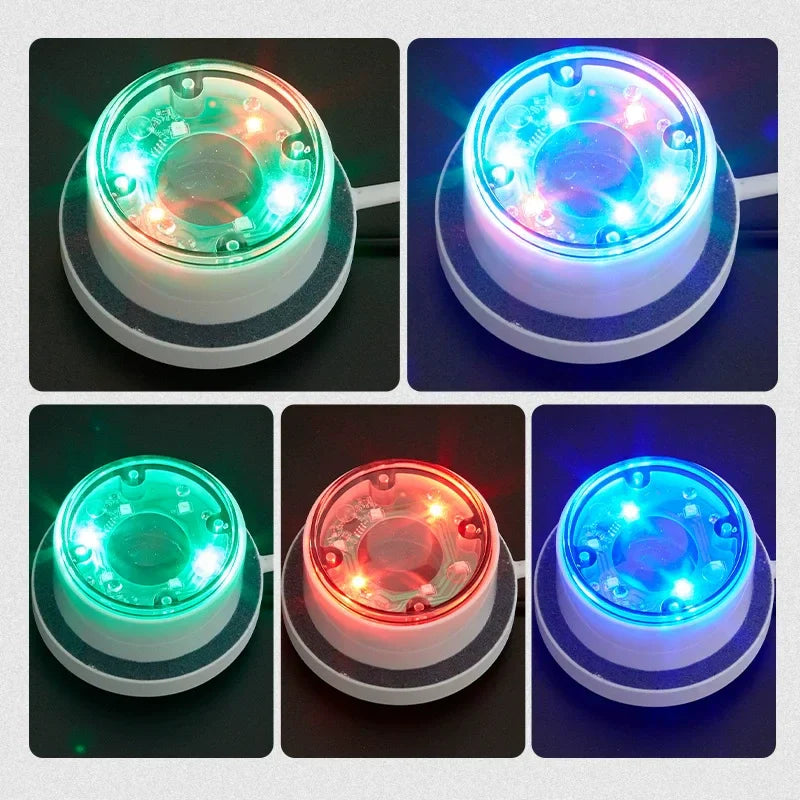 Aquarium LED Oxygen Pump Light | Color Changing Fish Tank Lamp